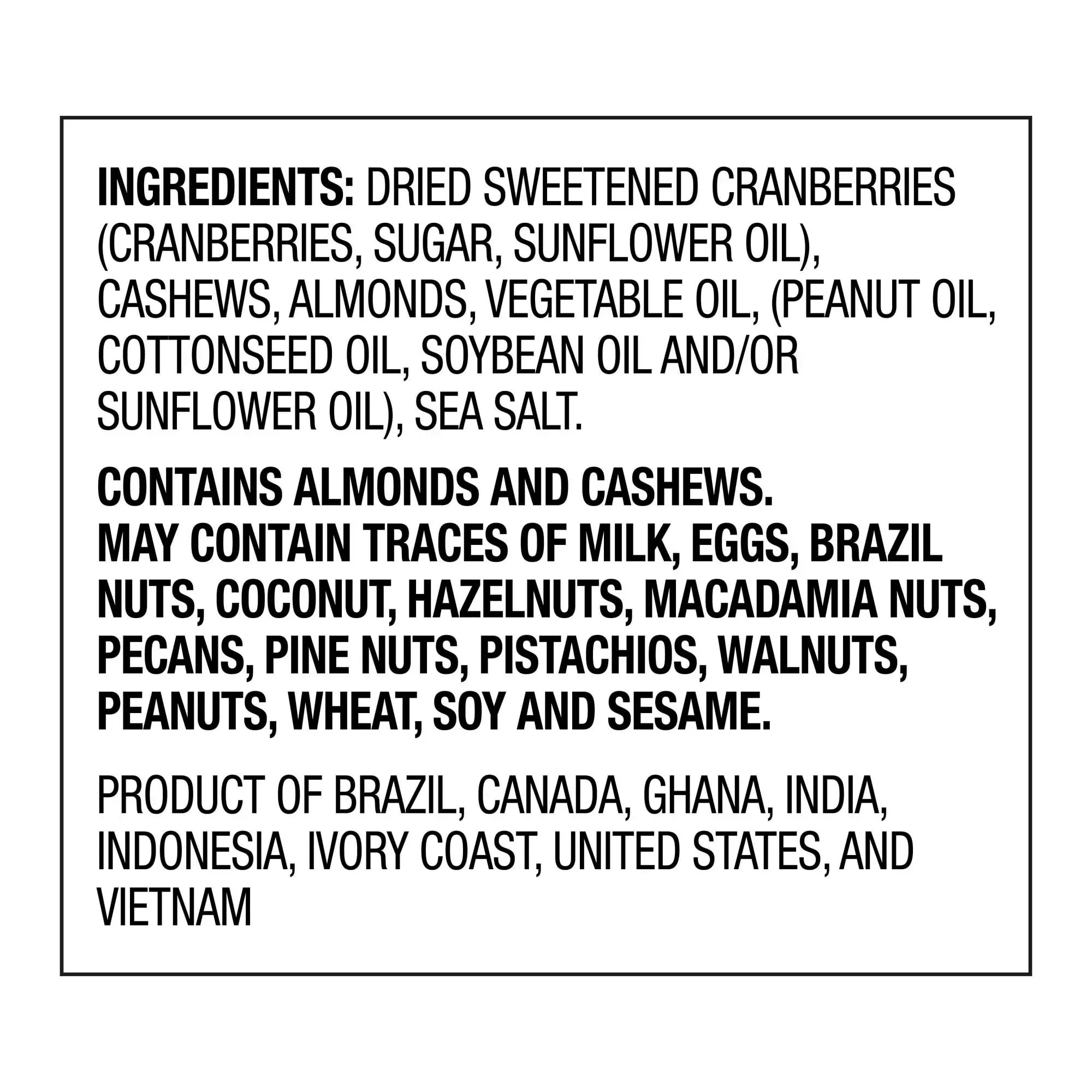 Great Value Cranberry Cashew & Almond Trail Mix, 24 oz