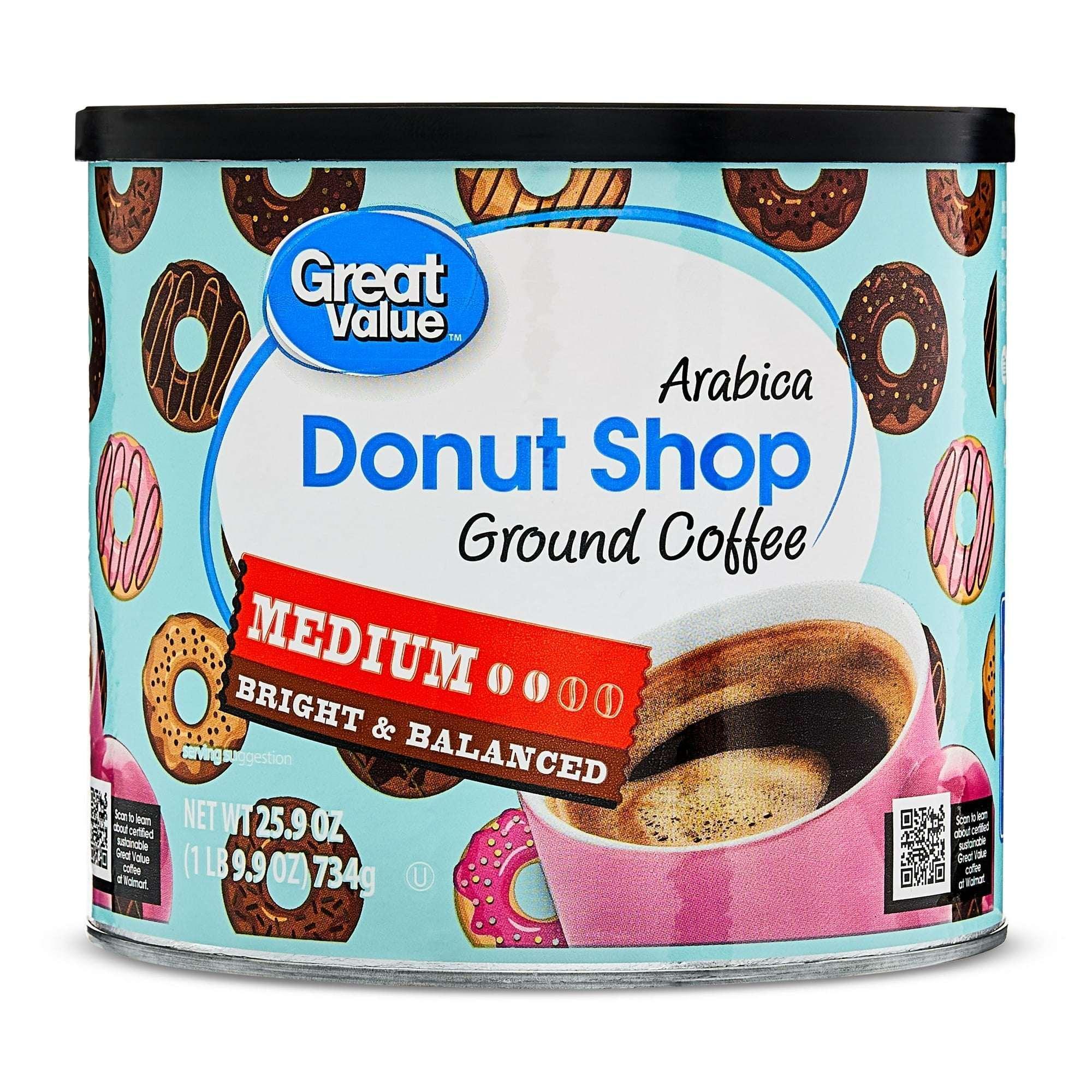 Great Value Decaf Classic Medium Roast Ground Coffee, 25.9 oz