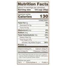 Great Value dried berries and golden raisins Nutrition Facts panel, serving size 1/4 cup