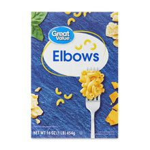 Elbow macaroni pasta box, 16 oz Great Value