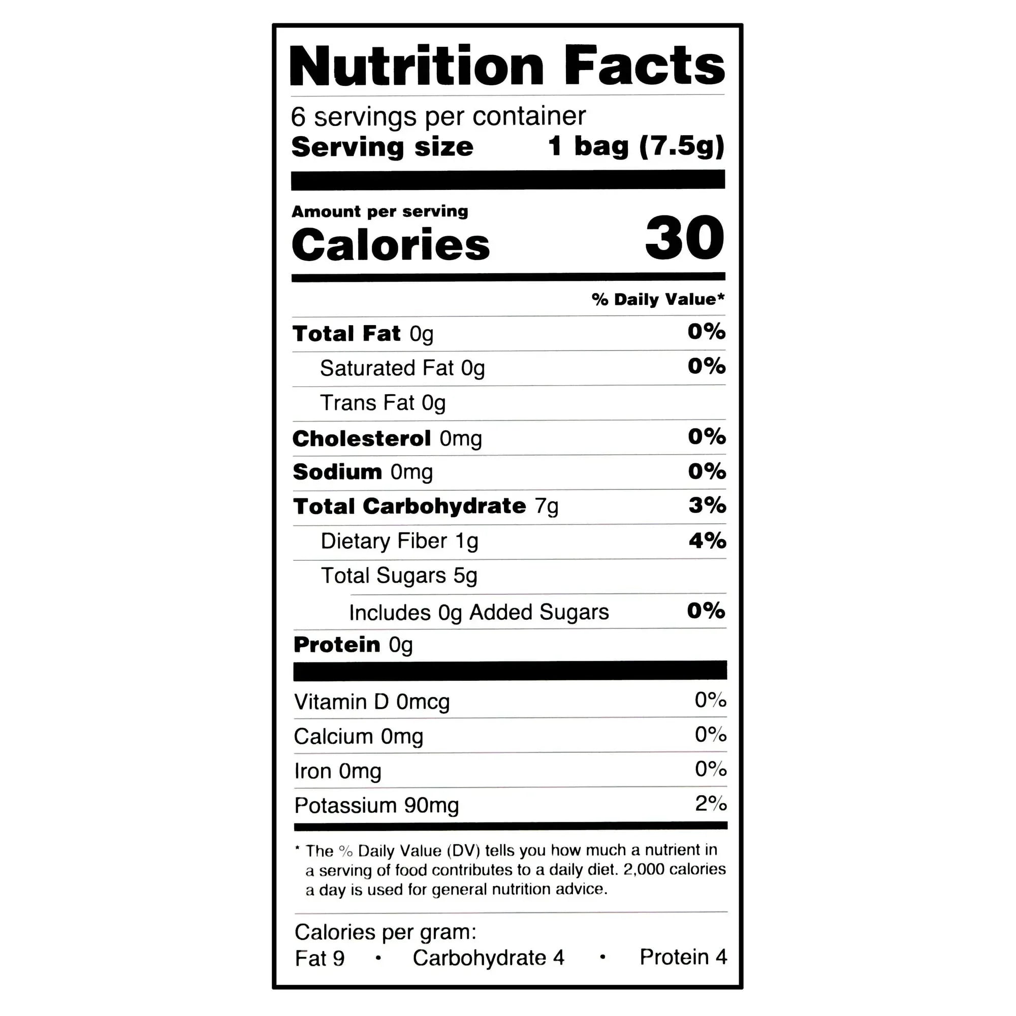 Great Value Freeze Dried Strawberry Fruit Crisps, 0.26 oz, 6 Count