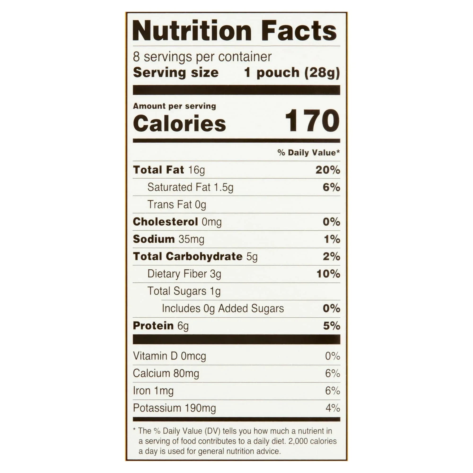 Great Value Lightly Salted Roasted Almonds, 1 oz, 8 Count
