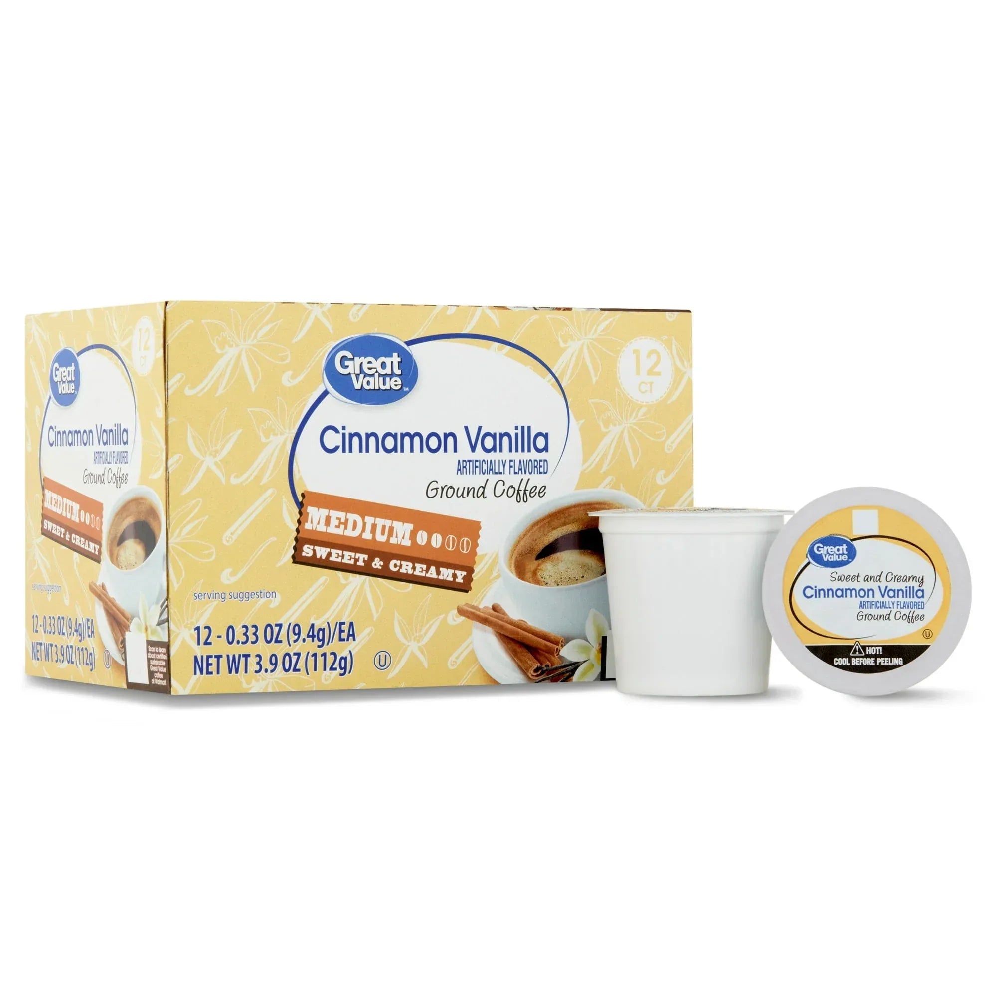Great Value Blueberry Coffee Pods, 12 Count