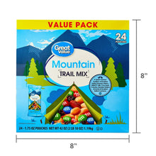 Mountain Trail Mix value pack showing 24 pouches on the package front.