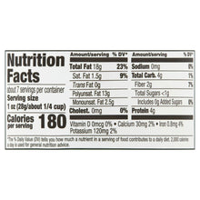 Walnut halves & pieces nutrition facts panel