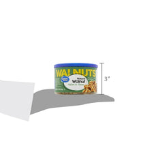 Walnut halves & pieces jar shown with 3 in size marker