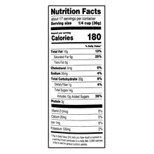 Nutrition Facts panel for s'mores trail mix, showing calories and serving size