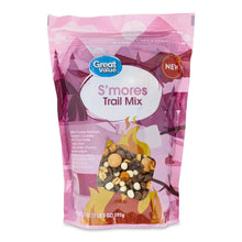 S'mores trail mix pouch with Great Value branding