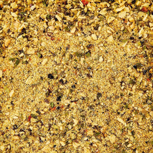 Salt-free garlic & herb seasoning granules, coarse blend
