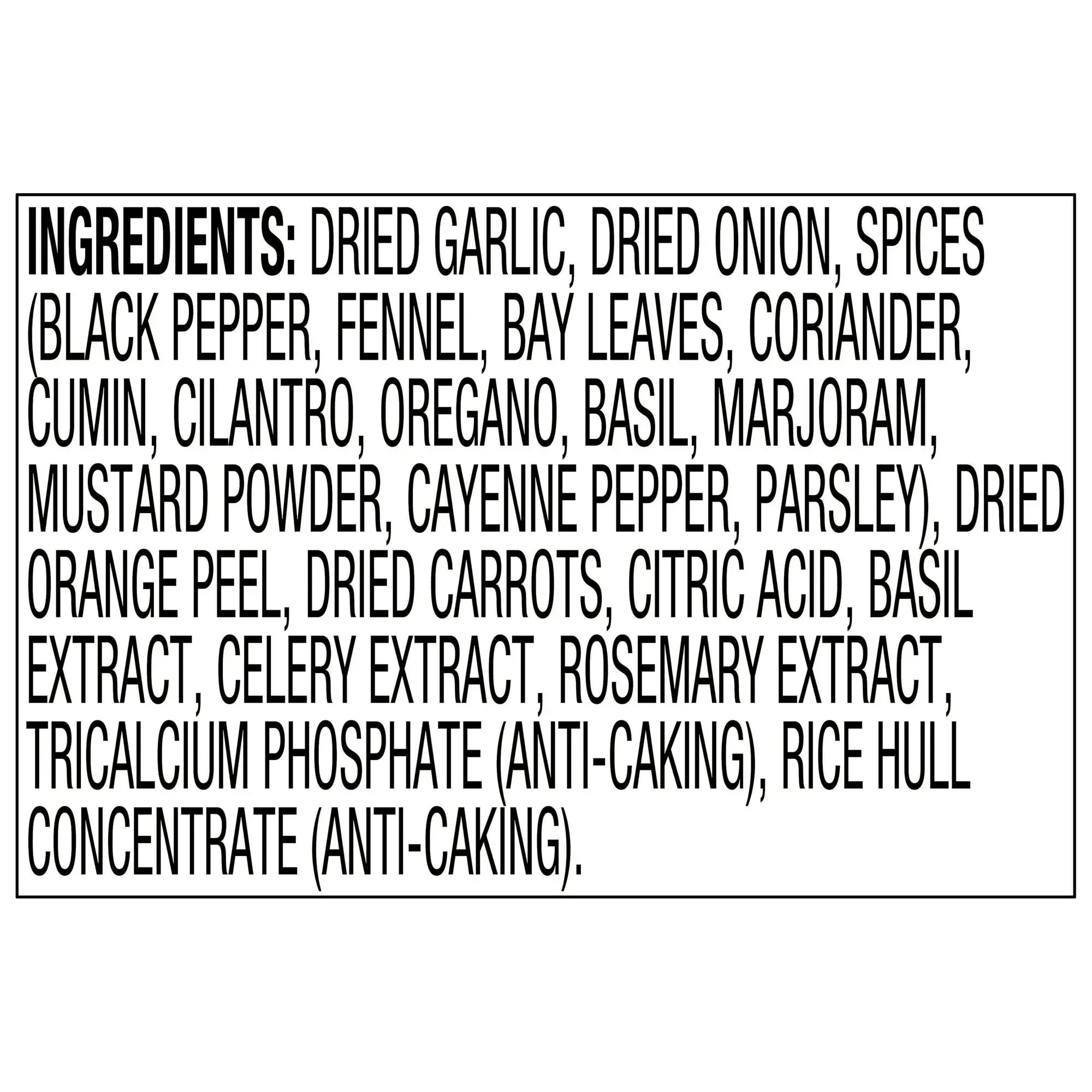 Great Value Salt-Free Garlic & Herb Seasoning Blend, 2.5 oz