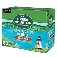 Nantucket Blend medium roast 80 K-Cup pods box, side panel view