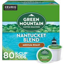Nantucket Blend medium roast K-Cup pods, 80-count box with pod cup