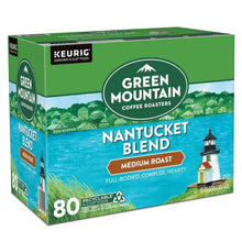 Nantucket Blend medium roast 80 K-Cup pods box with lighthouse artwork