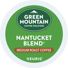 Green Mountain Nantucket Blend medium roast K-Cup pod lid with KEURIG logo
