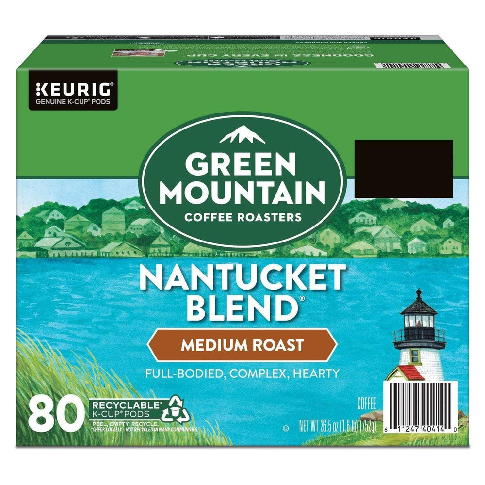 Green Mountain Coffee Roasters Medium Roast K-Cup, Nantucket Blend, 80 ct. - USA MEGA SHOP