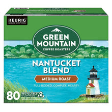 Nantucket Blend medium roast 80 K-Cup pods box with lighthouse artwork
