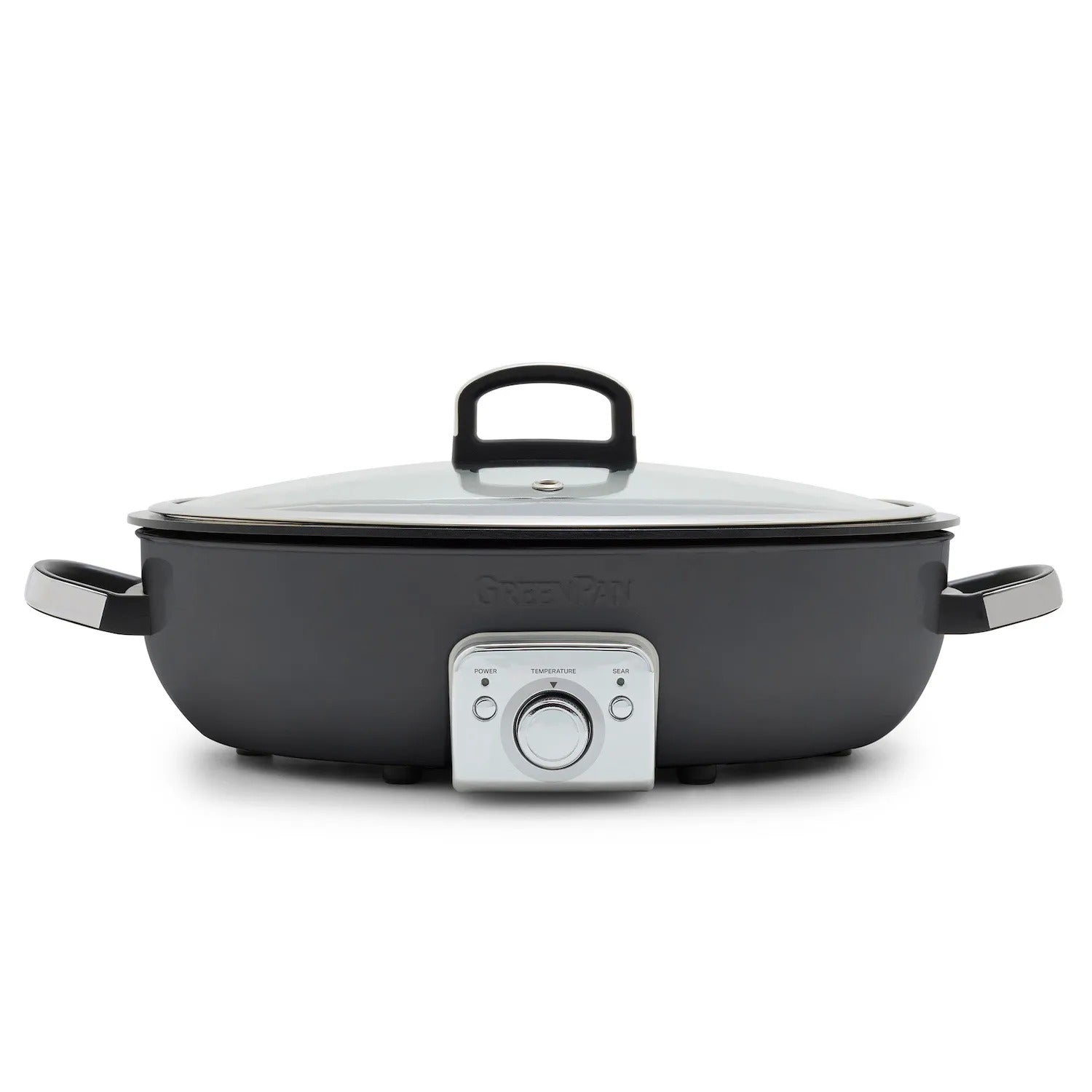 GreenPan Elite Ceramic Nonstick Oval Electric Skillet, 5.5 qt.