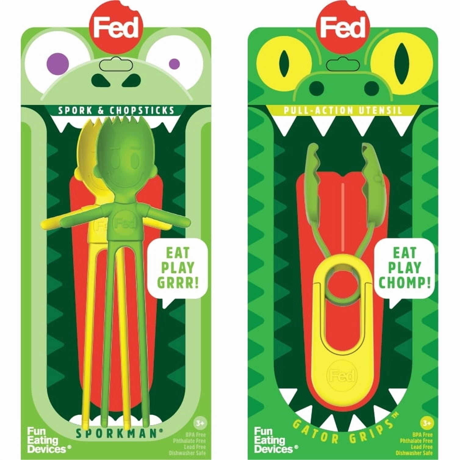 Green/Yellow Sporkman & Gator Grips