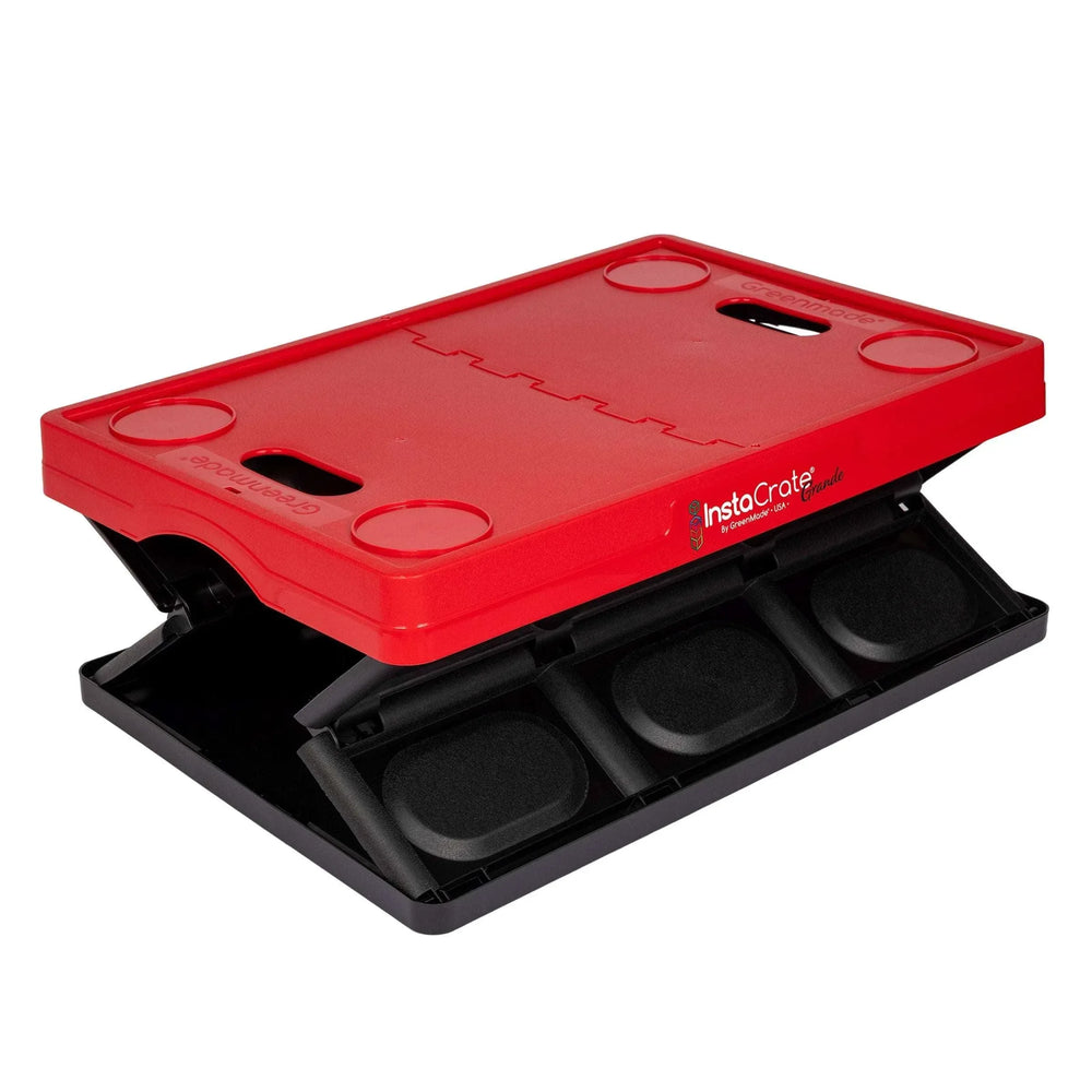 Greenmade InstaCrate Grande 16 Gallon Collapsible Storage Crate with Lid, 2-pack - USA MEGA SHOP