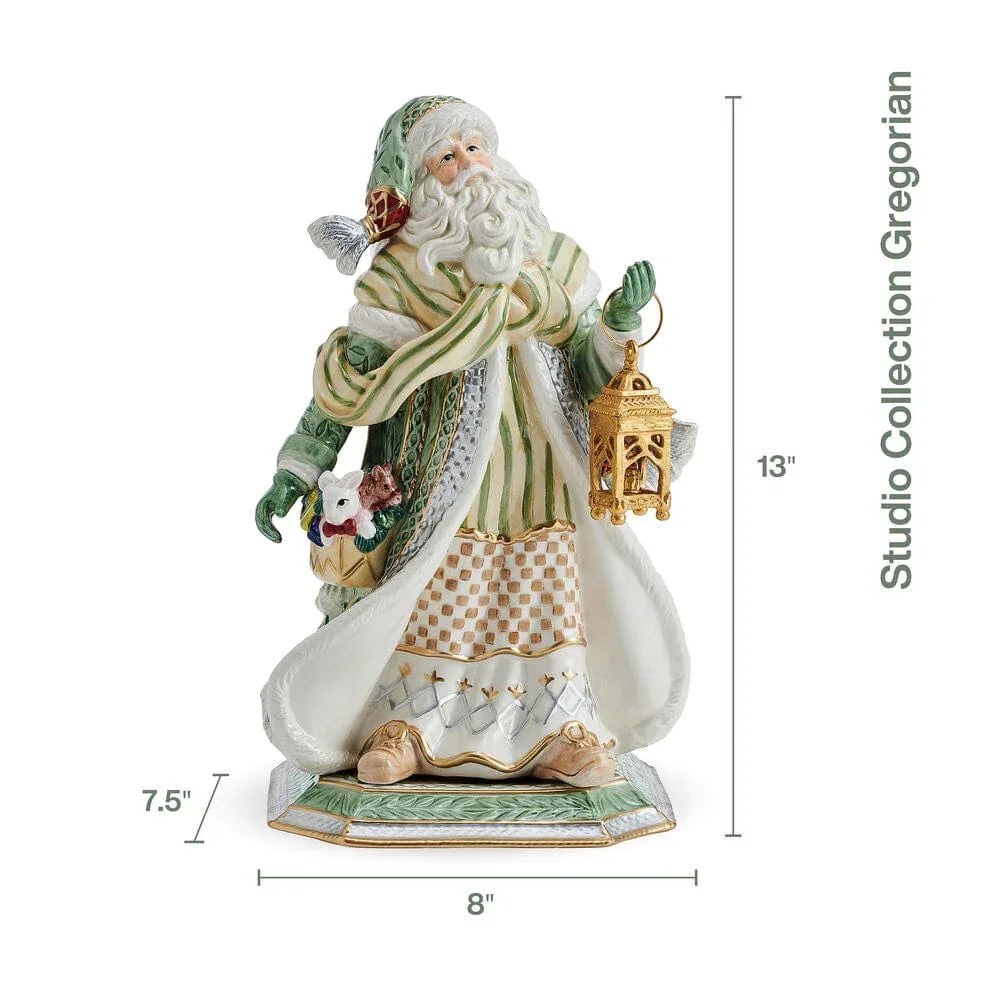 Gregorian Studio Santa Figurine, 13 IN - USA MEGA SHOP