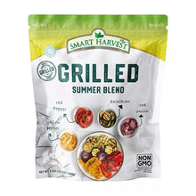Frozen grilled summer vegetable blend pouch, Smart Harvest label