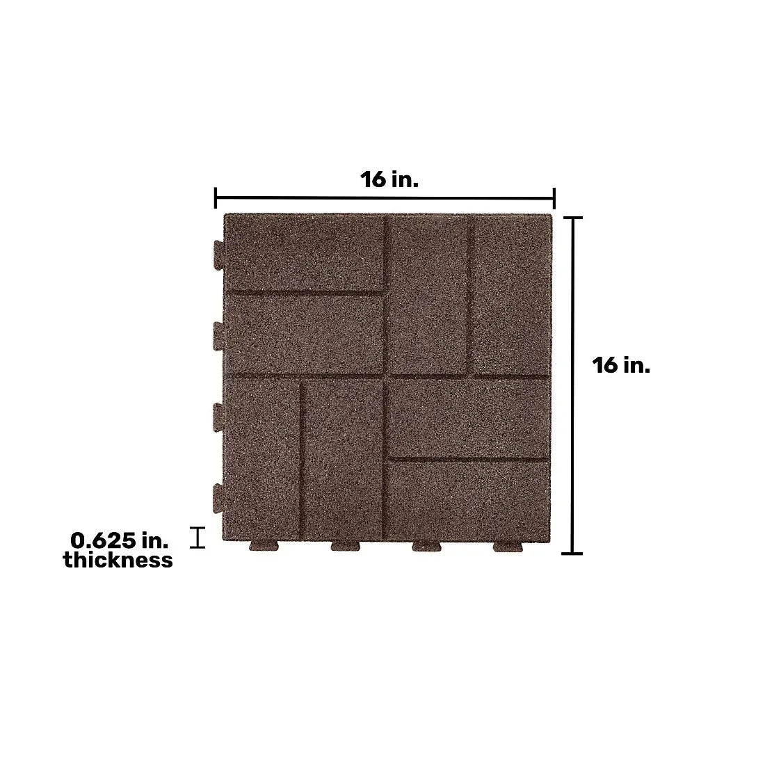 GroundSmart Brown Smartloc Paver, 6 pk.