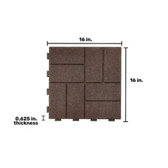 GroundSmart Brown Smartloc Paver, 6 pk.