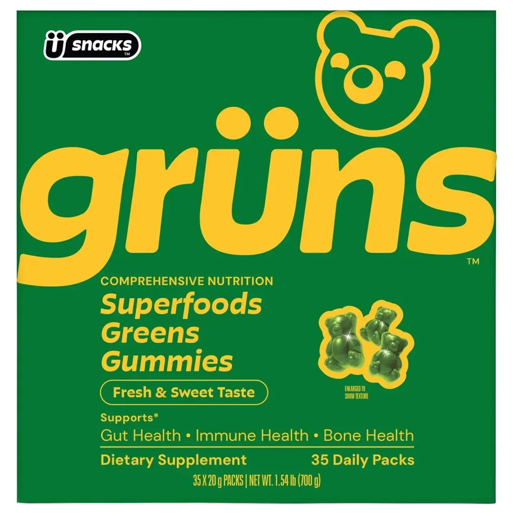 Grüns Adult Greens Gummies, 35 Daily Packs