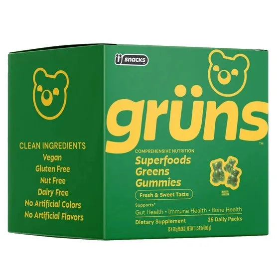 Grüns Adult Greens Gummies, 35 Daily Packs