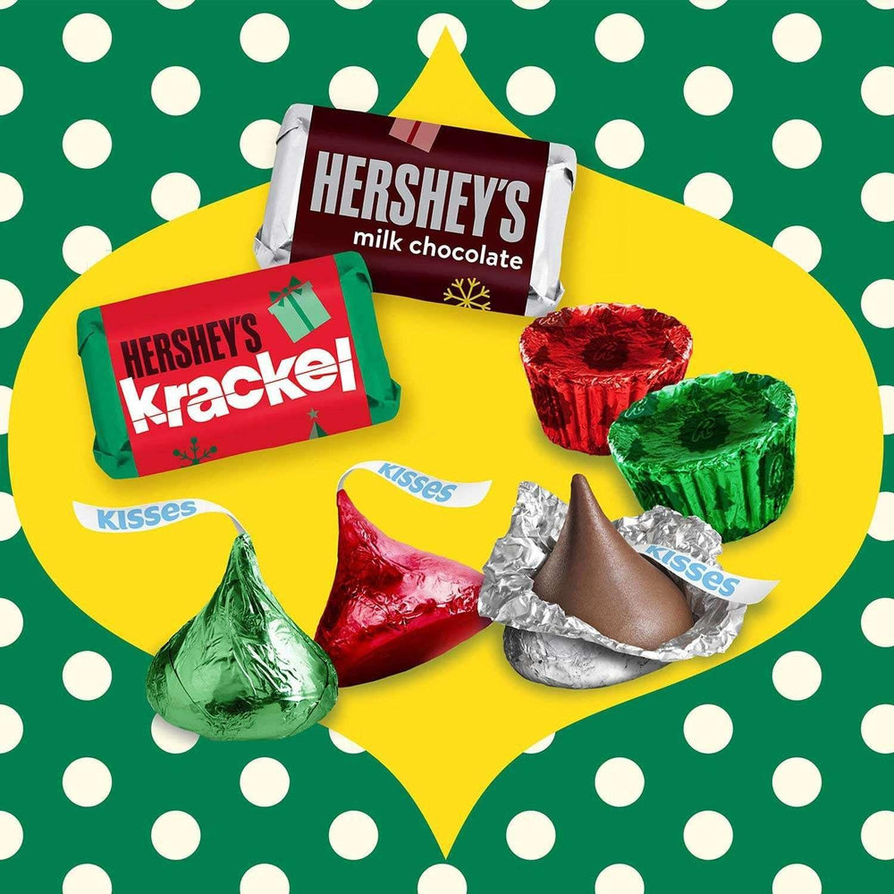 HERSHEY'S Christmas Assorted Chocolate Candy, 130 pcs. - USA MEGA SHOP