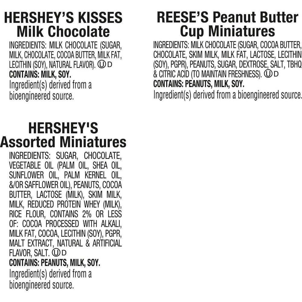 HERSHEY'S Christmas Assorted Chocolate Candy, 130 pcs. - USA MEGA SHOP