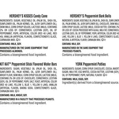 HERSHEY'S Christmas Assorted Mint Flavored Candy, 83.82 oz.