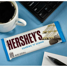 HERSHEY'S Cookies 'n' creme single candy bar wrapper