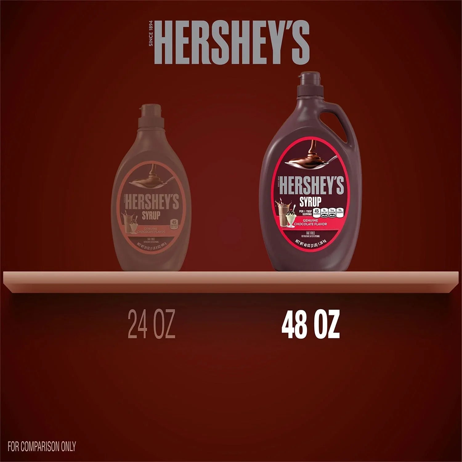 HERSHEY'S Chocolate Syrup, 48 oz., 2 pk. - USA MEGA SHOP
