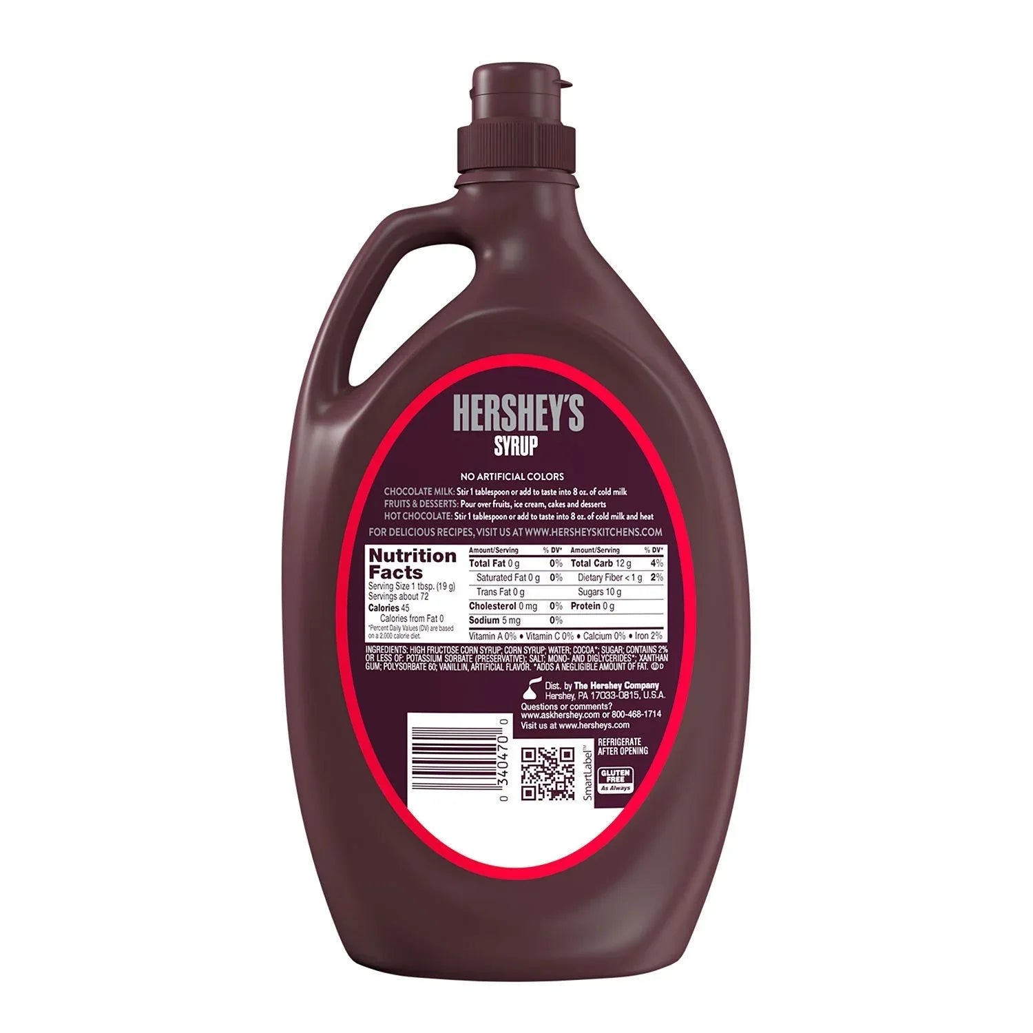 HERSHEY'S Chocolate Syrup, 48 oz., 2 pk. - USA MEGA SHOP