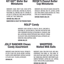 HERSHEY'S Halloween Miniatures Chocolate & Sweets Candy, Variety Pack, 365 pcs.