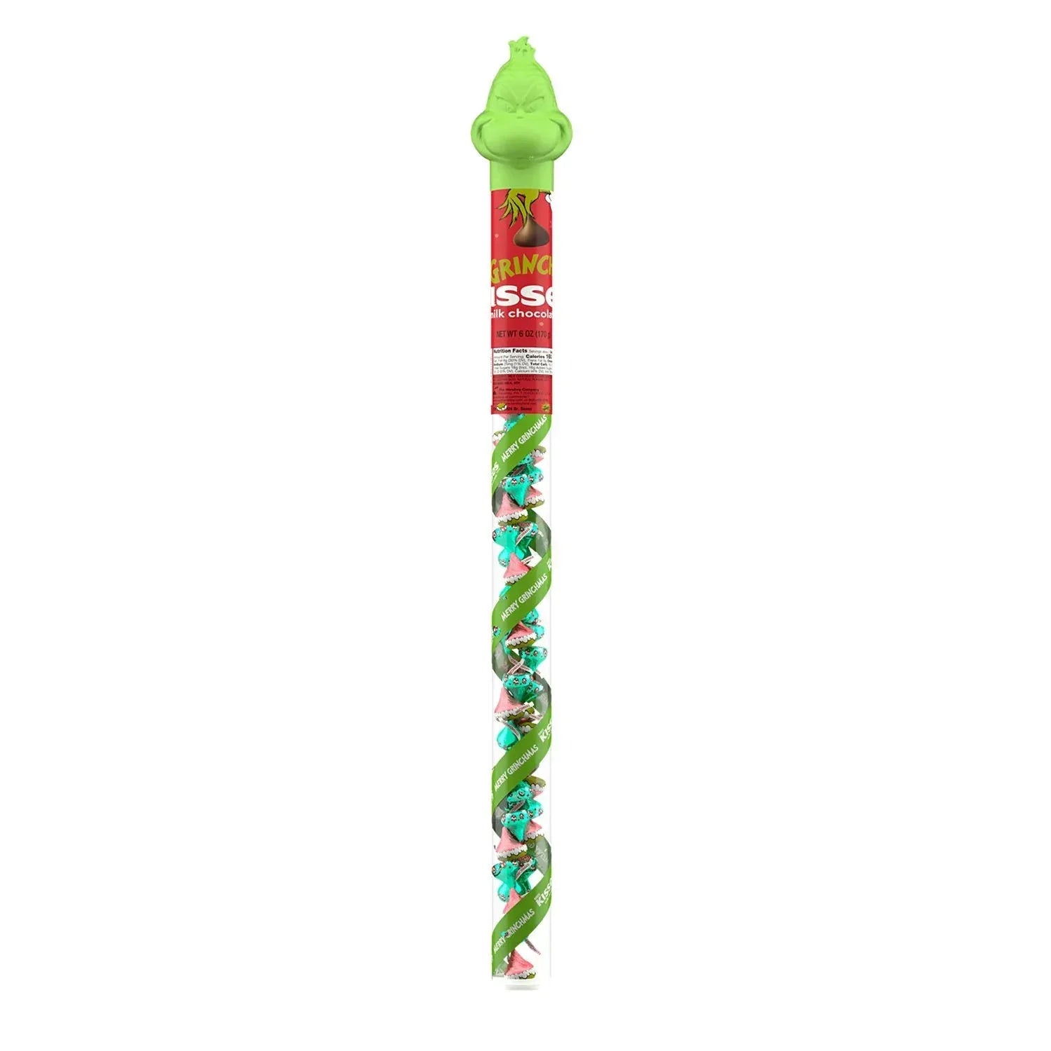 HERSHEY'S KISSES Grinch Christmas Milk Chocolate Candy, 6 oz. - USA MEGA SHOP