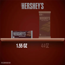 HERSHEY'S milk chocolate candy bar package with 1.55 oz shown