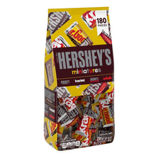 HERSHEY'S miniatures variety pack chocolate candy bag, 180 pcs