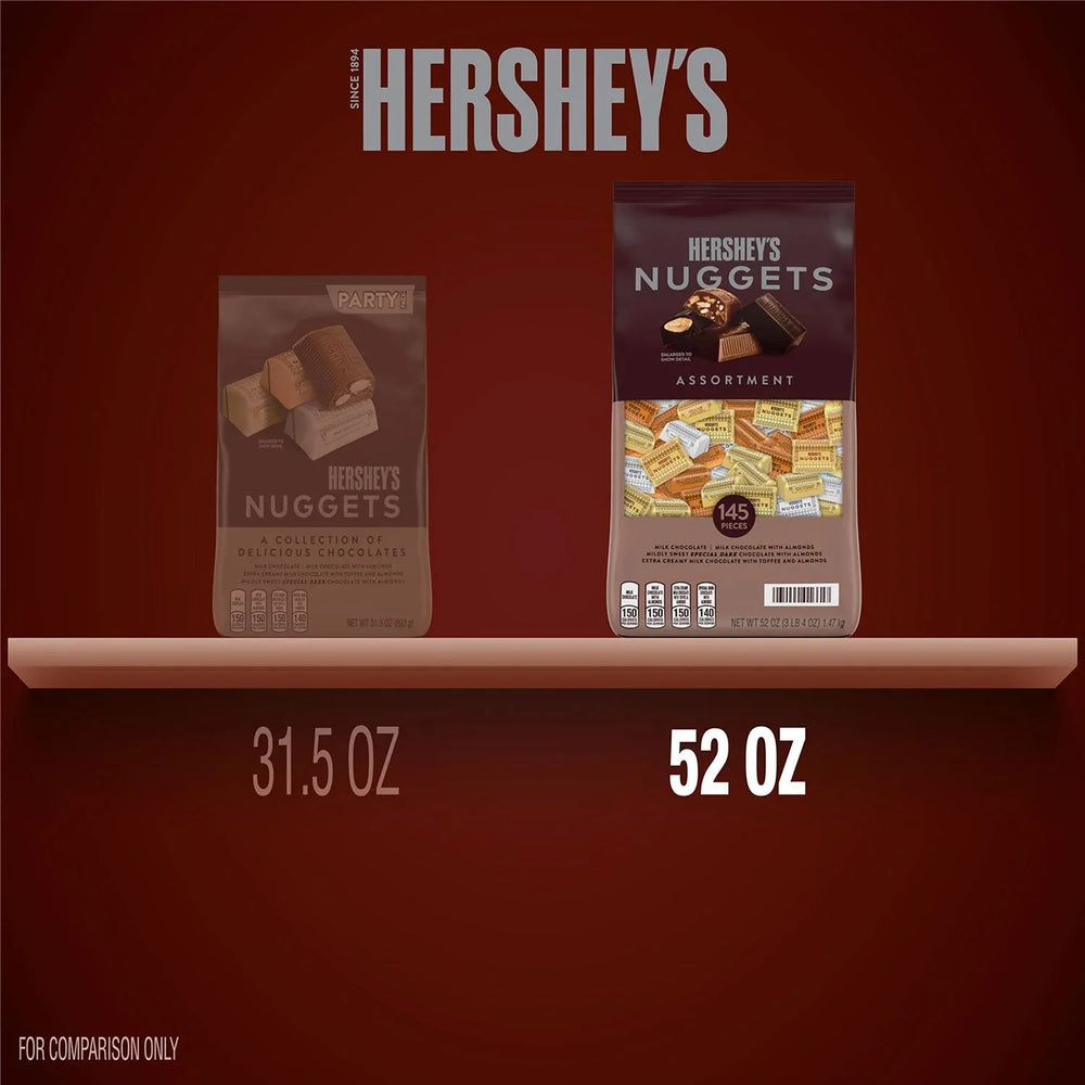 HERSHEY'S NUGGETS Assorted Chocolate Candy, 145 pcs. - USA MEGA SHOP