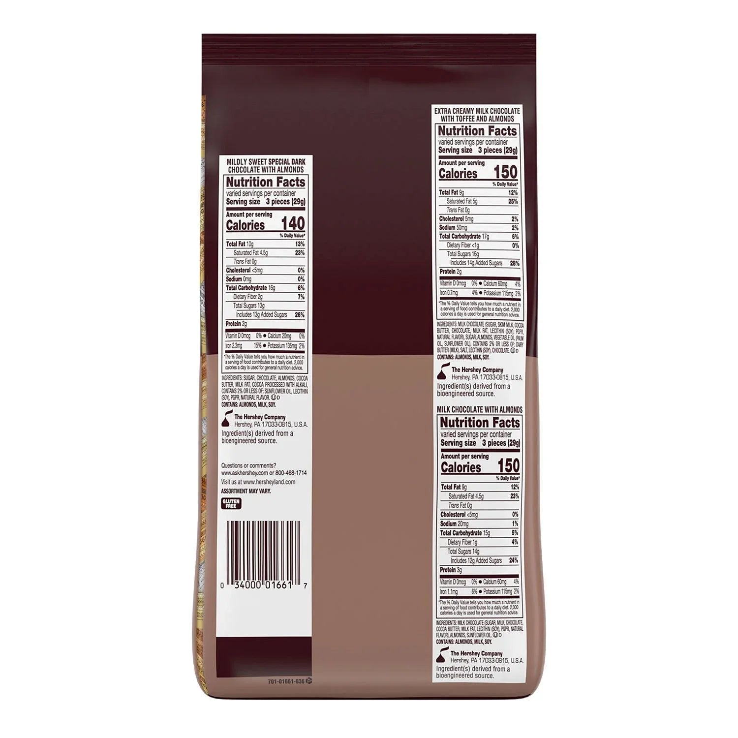 HERSHEY'S NUGGETS Assorted Chocolate Candy, 145 pcs. - USA MEGA SHOP