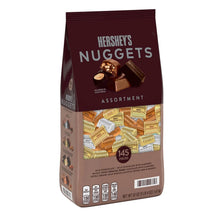 Assorted chocolate candy bag, maroon Nuggets assortment, 145 pieces