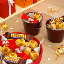 Assorted mini chocolate candies in cups, incl. Heath and KitKat bars