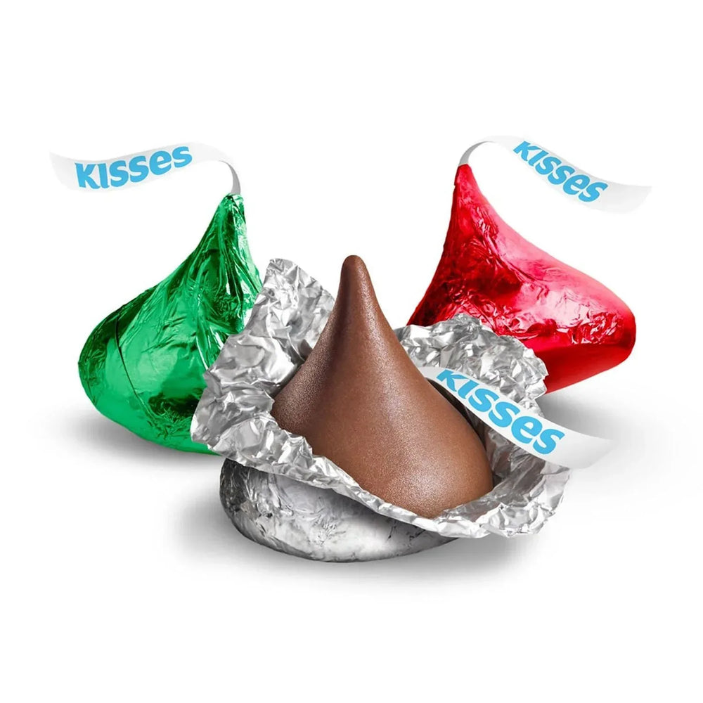 HERSHEY'S KISSES Christmas Milk Chocolate Candy, 335 pcs. - USA MEGA SHOP