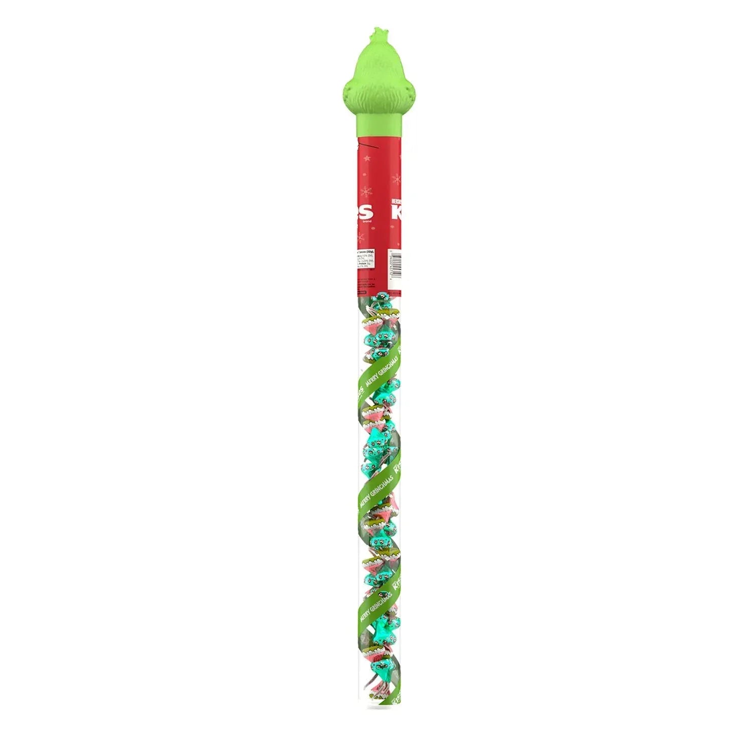 HERSHEY'S KISSES Grinch Christmas Milk Chocolate Candy, 6 oz.