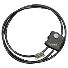 HME trail camera cable lock with black steel cable, 7 ft length