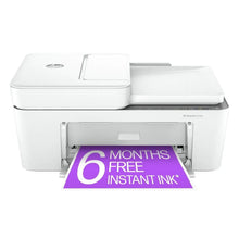 White all-in-one inkjet printer with front output slot and Instant Ink badge