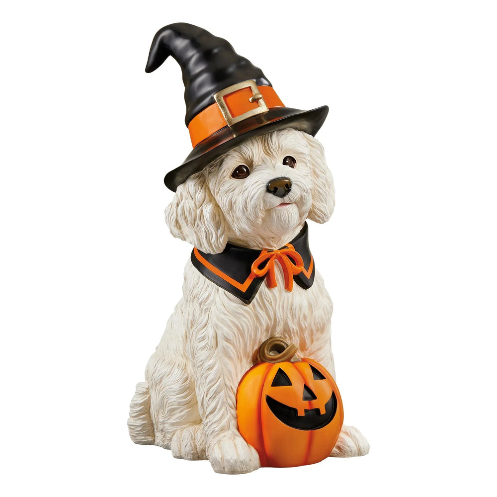 Halloween Witch Dog Greeter, Doodle - USA MEGA SHOP