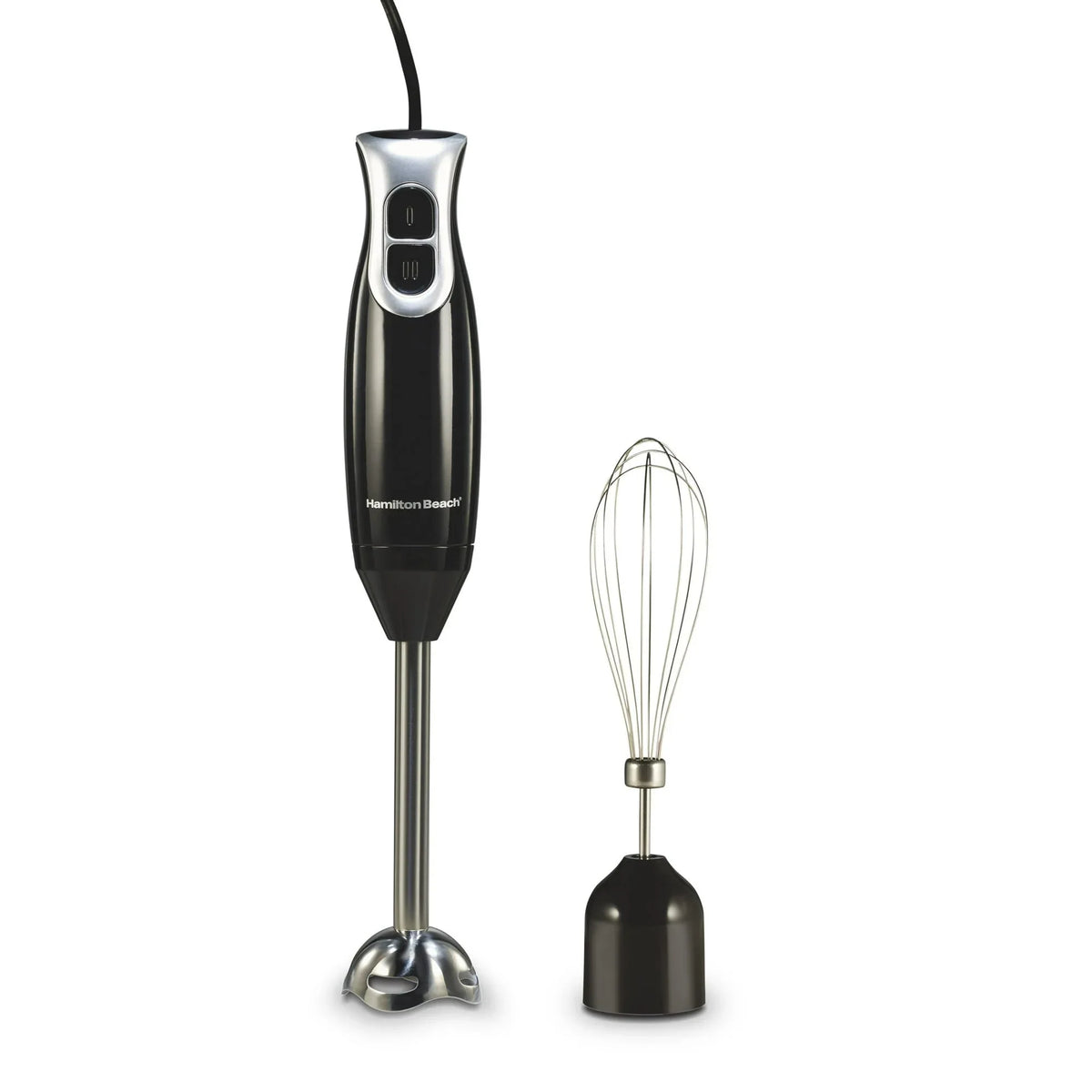 Hamilton Beach 2-Speed Immersion Hand Blender for Kitchen with Blending Wand & Whisk, Black - USA MEGA SHOP