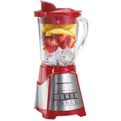 Hamilton Beach Power Elite Multi-Function Blender, Red, New, 58147 - USA MEGA SHOP